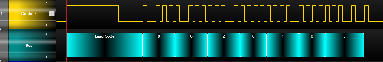 infrared power on with decoding